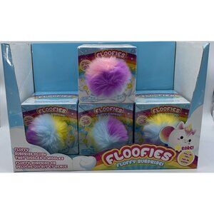 Floofies Fluffy Surprise Collectible Plush Toys Lot of 4 in Retail Display Box